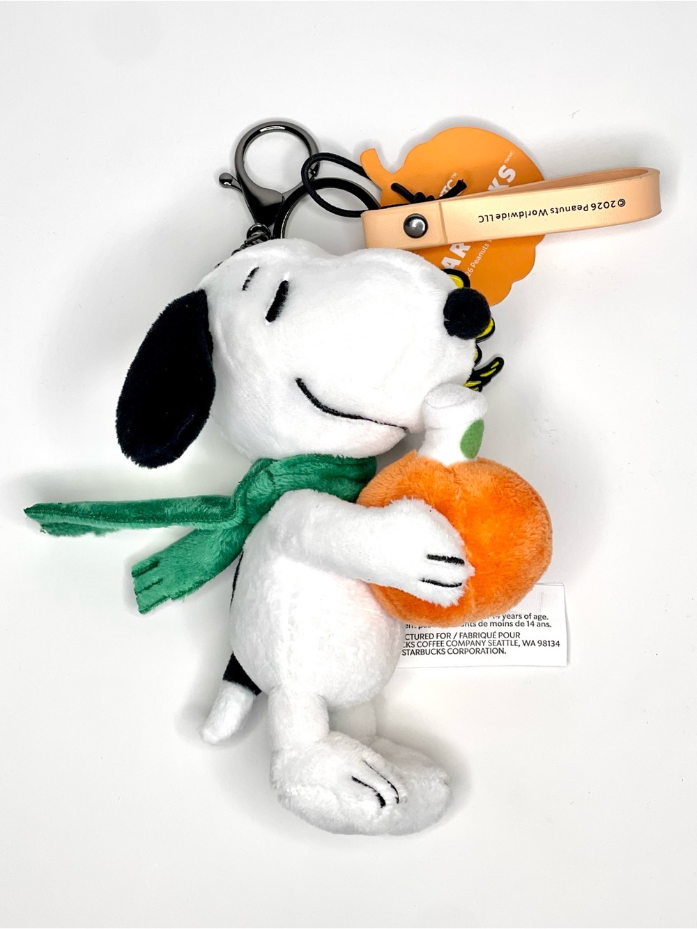 Starbucks x Peanuts Snoopy Plush Bag Charm - Picture 4 of 6